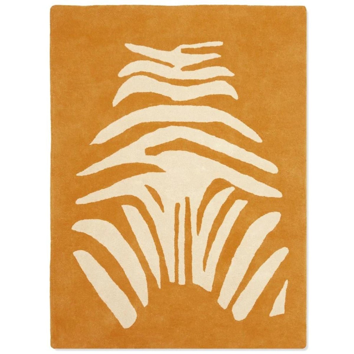 BLEUU-STUDIO-Tapis Enfant Zebre Abricot 100 x 130 Cm