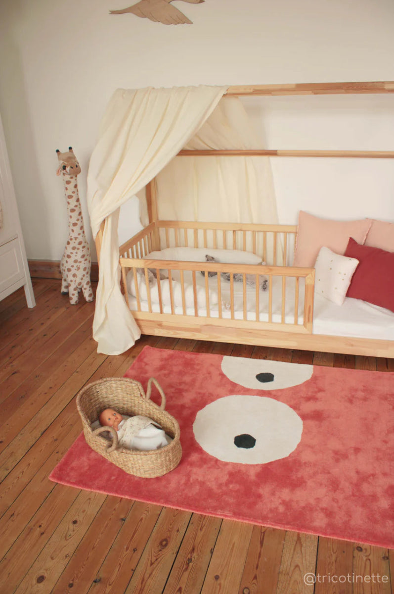 BLEUU-STUDIO-Tapis Enfant Zoeils Terracotta 120 x 170 Cm