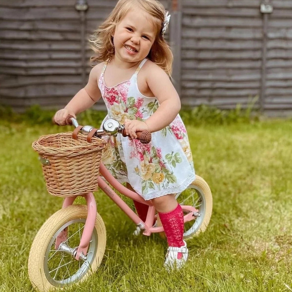 BOBBIN BIKES-Draisienne Gingersnap 12" - Rose Pâle