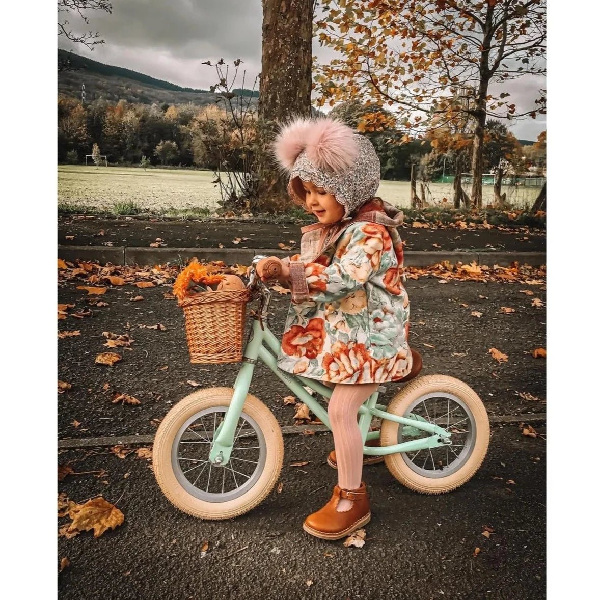 BOBBIN BIKES-Draisienne Gingersnap 12" - Vert Pâle