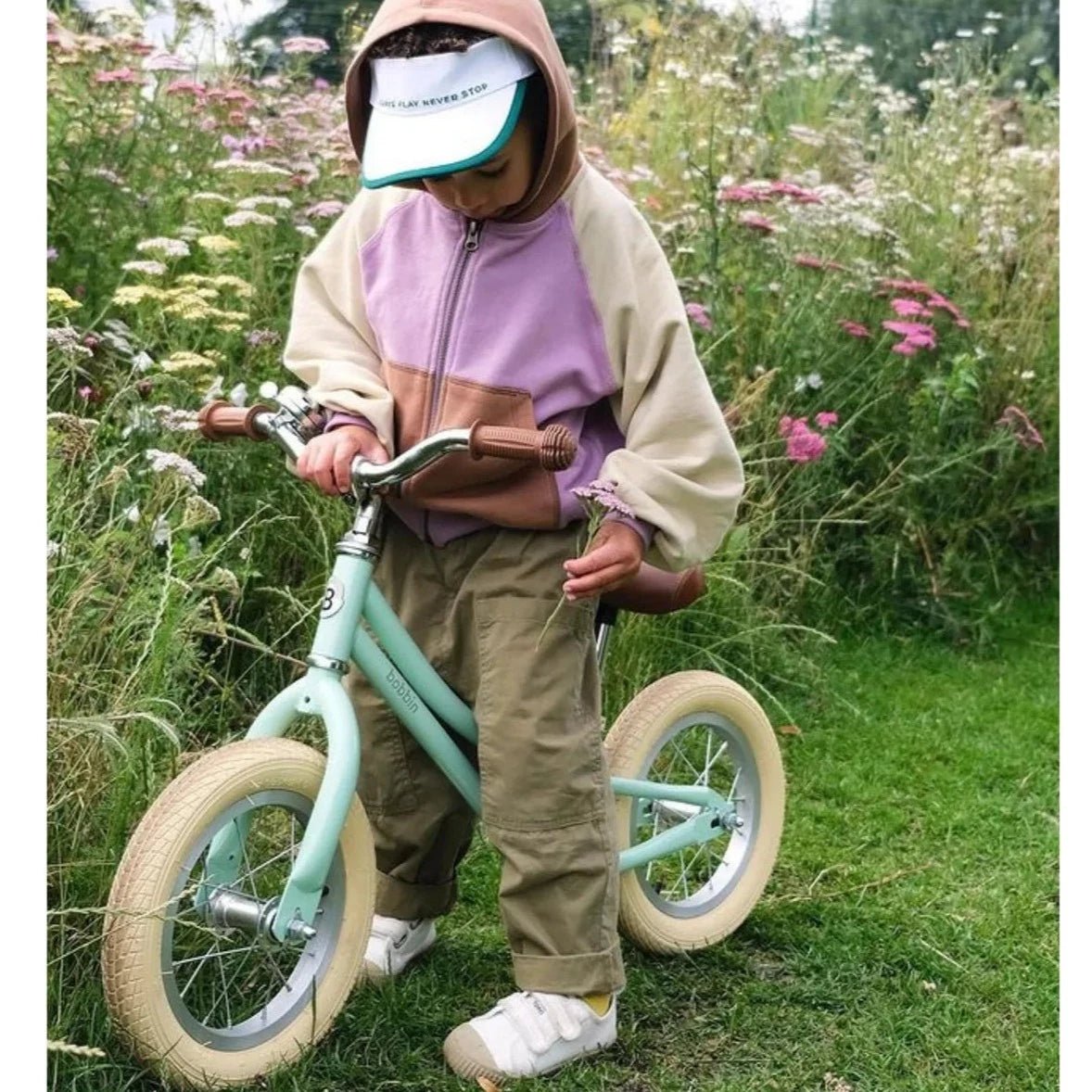 BOBBIN BIKES-Draisienne Gingersnap 12" - Vert Pâle