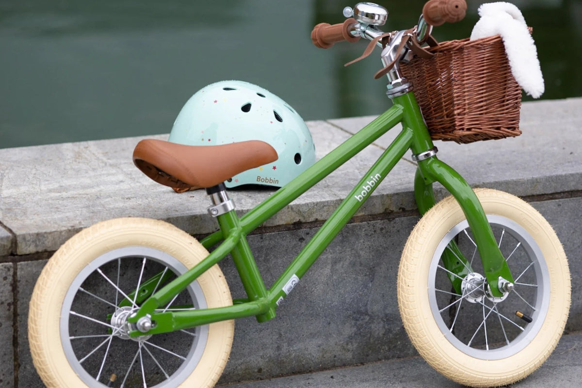 BOBBIN BIKES-Draisienne Moonbug 12" - Vert