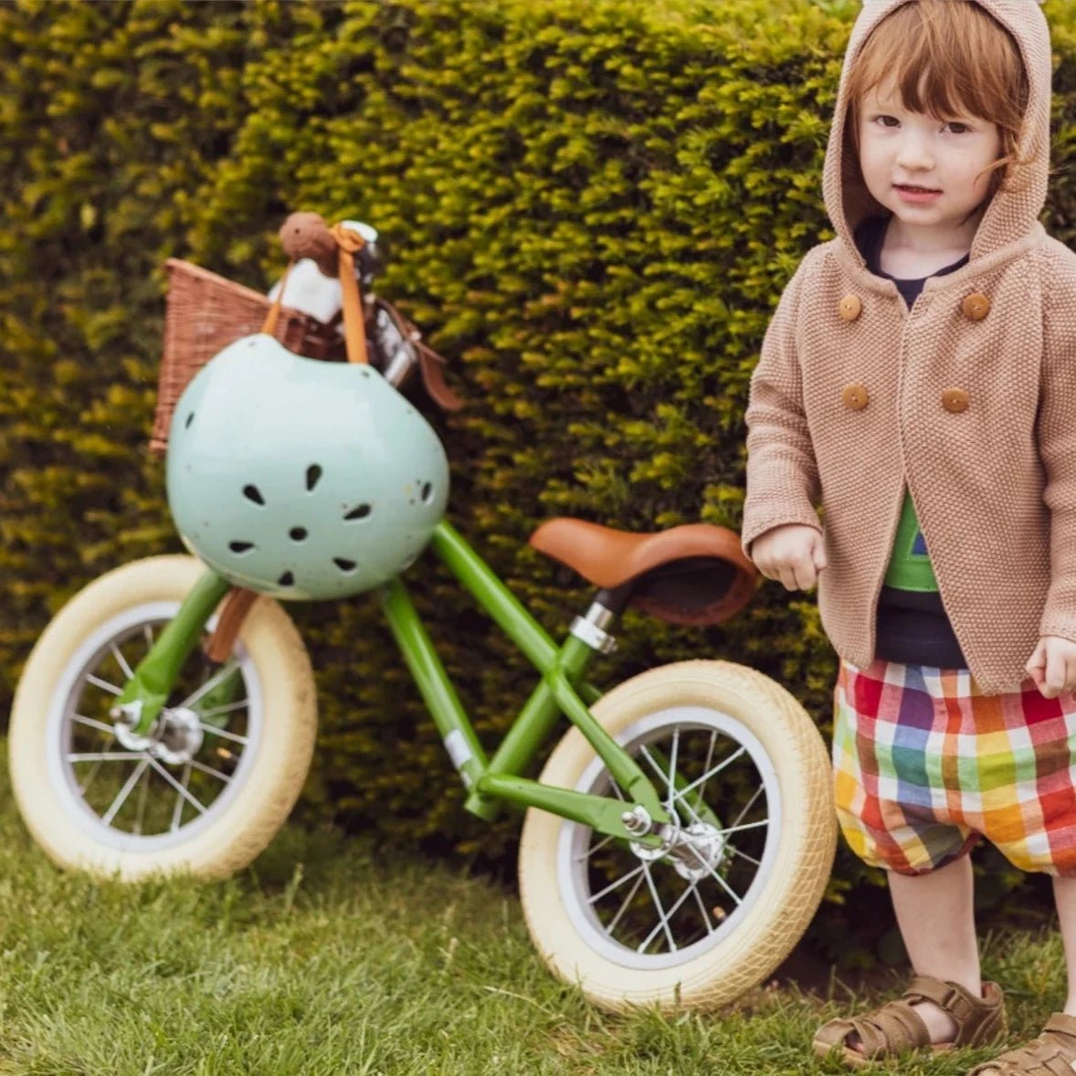 BOBBIN BIKES-Draisienne Moonbug 12" - Vert