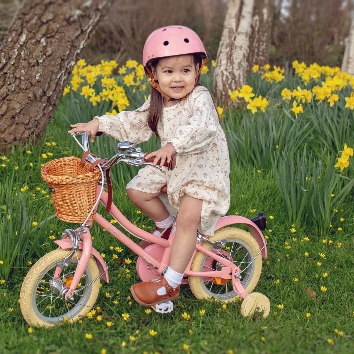 BOBBIN BIKES-Vélo Enfant Gingersnap 12" - Rose Pâle