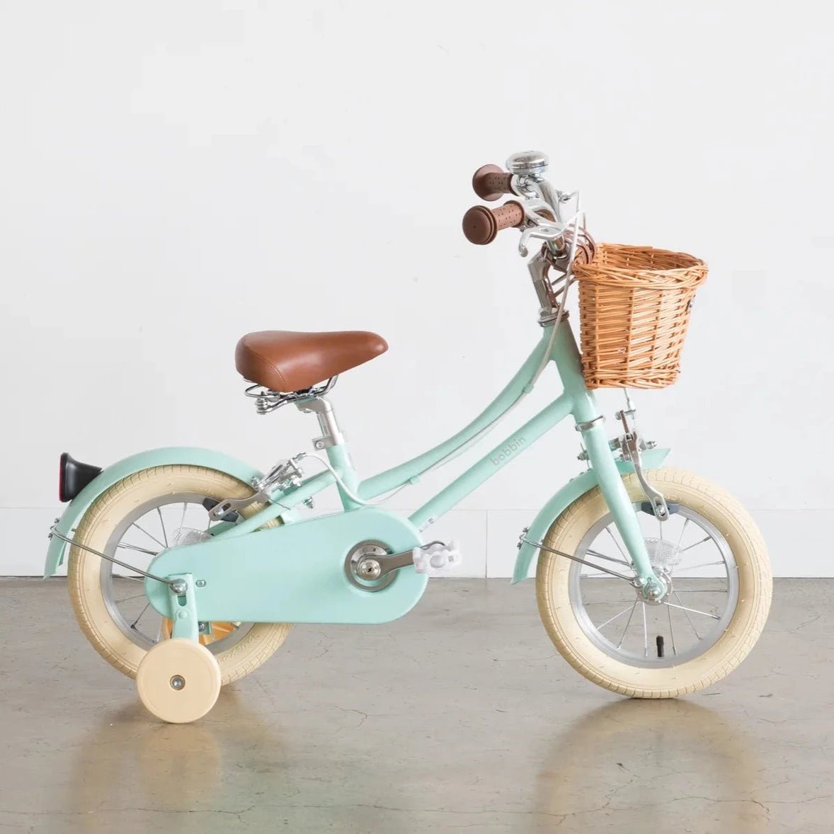 BOBBIN BIKES-Vélo Enfant Gingersnap 12" - Vert Pâle