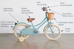 BOBBIN BIKES-Vélo Enfant Gingersnap 16" - Bleu Ciel