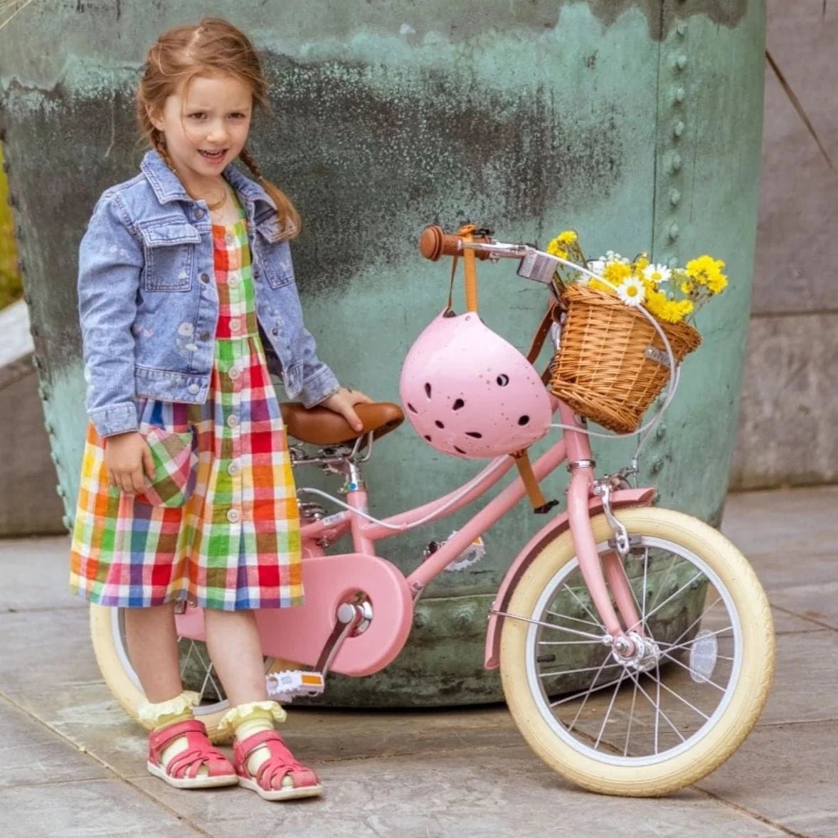 BOBBIN BIKES-Vélo Enfant Gingersnap 16" - Rose Pâle