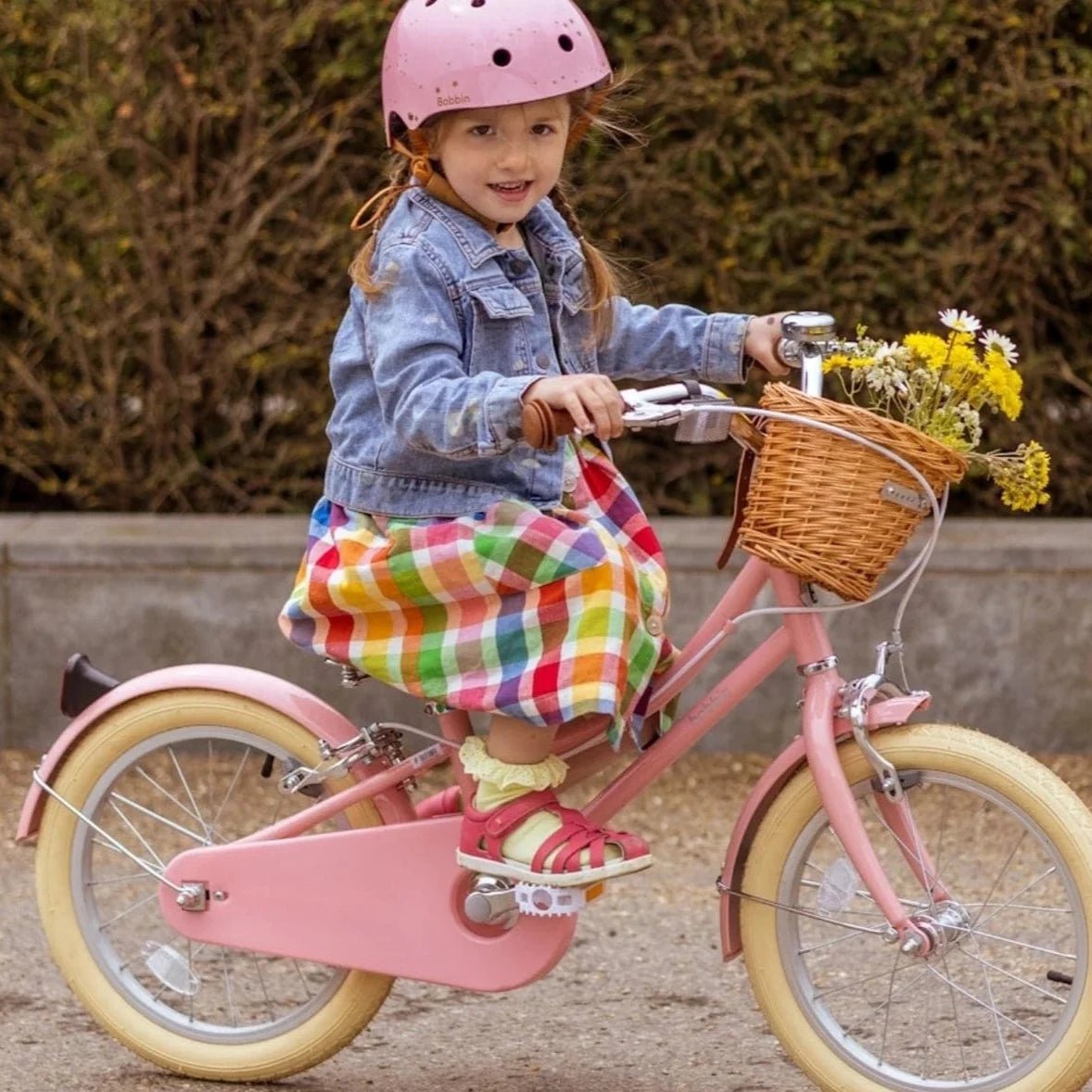 BOBBIN BIKES-Vélo Enfant Gingersnap 16" - Rose Pâle