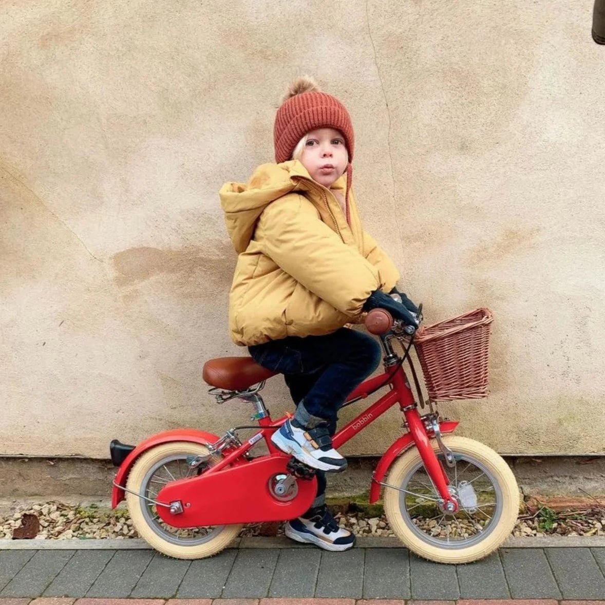 BOBBIN BIKES-Vélo Enfant Moonbug 12" - Rouge