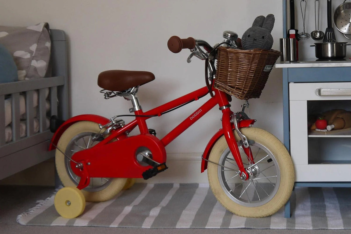 BOBBIN BIKES-Vélo Enfant Moonbug 12" - Rouge