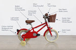 BOBBIN BIKES-Vélo Enfant Moonbug 12" - Rouge