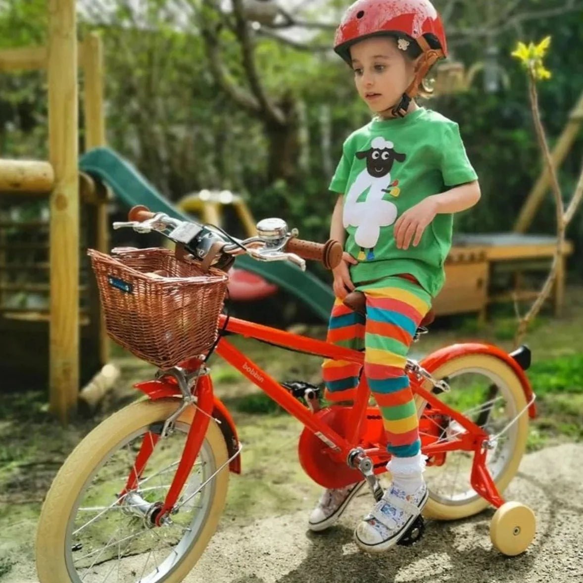 BOBBIN BIKES-Vélo Enfant Moonbug 16" - Rouge
