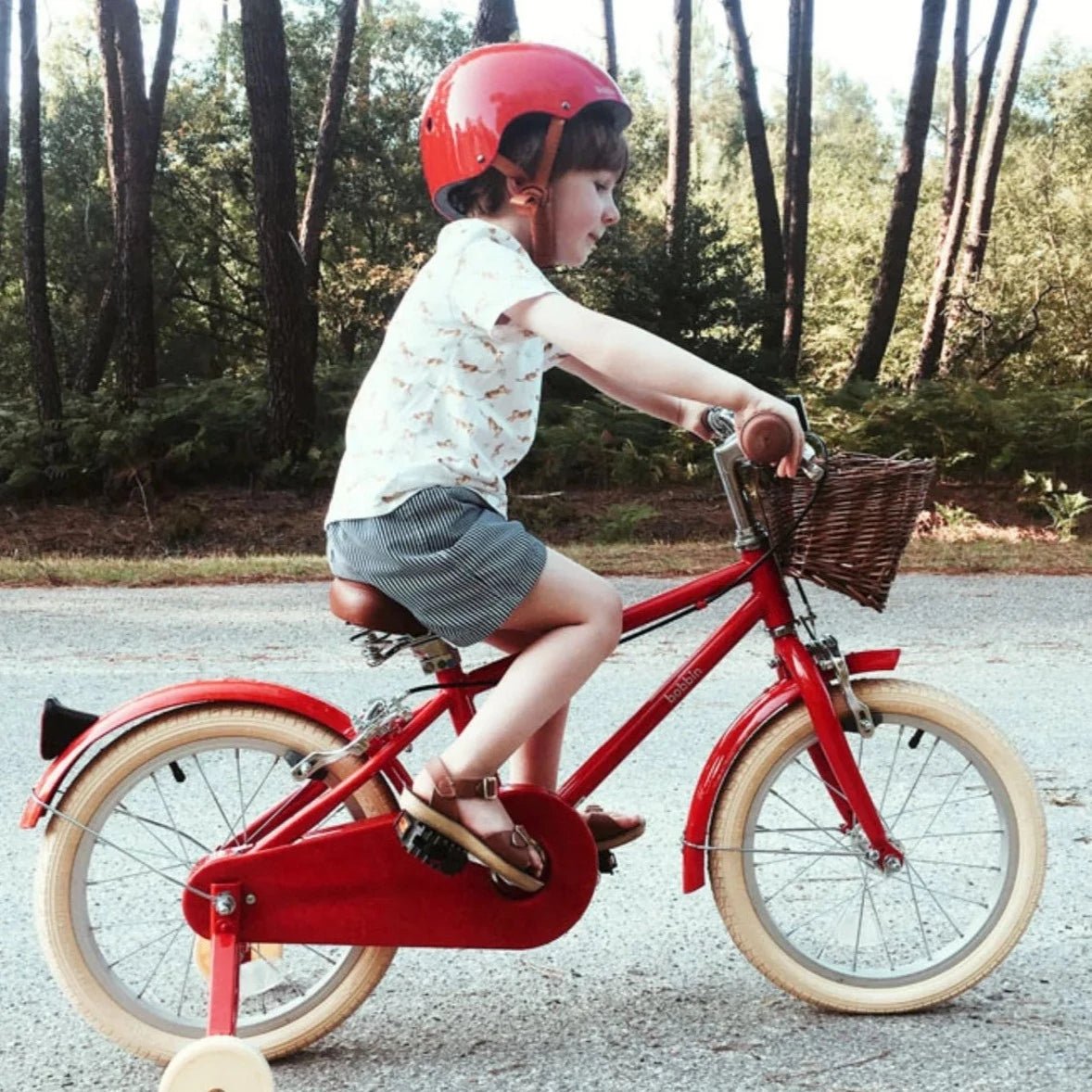 BOBBIN BIKES-Vélo Enfant Moonbug 16" - Rouge