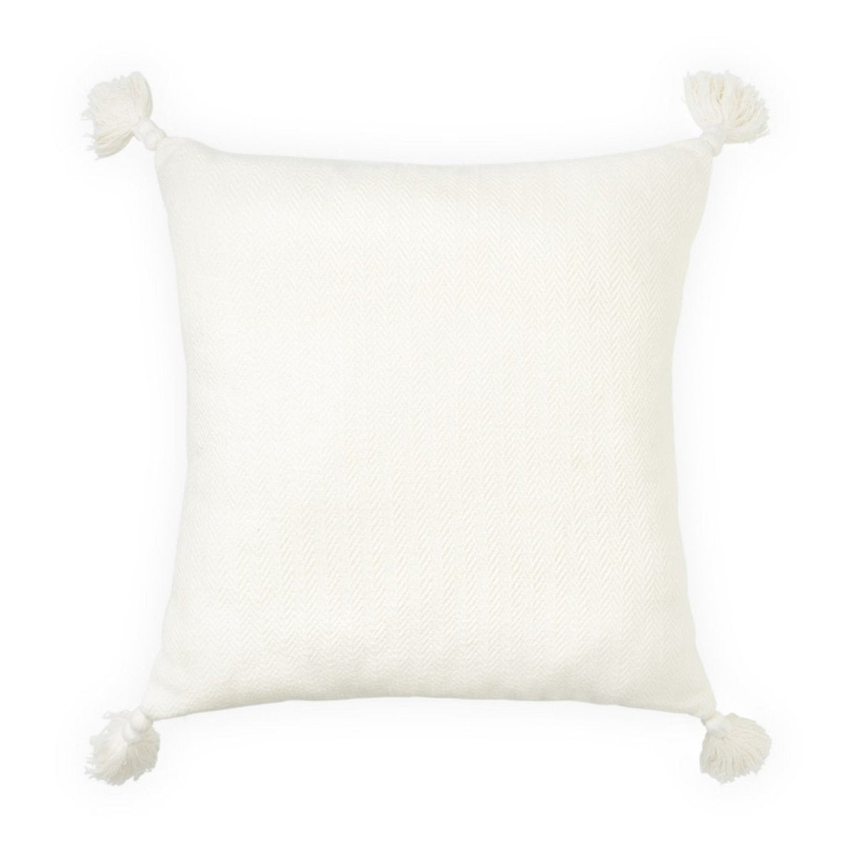 CAM CAM-Coussin À Chevrons - Blanc Cassé