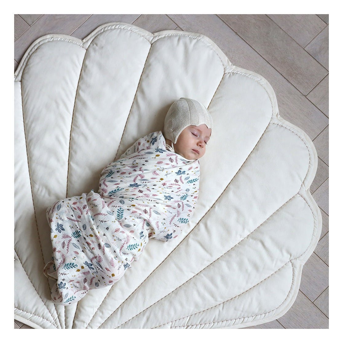 CAM CAM-Tapis De Jeu Coquillage - Blanc Cassé