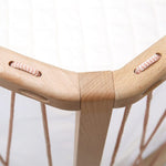 CHARLIE CRANE-Lit KIMI 120 Avec Matelas Coco Naturel + Surmatelas + Lacets Bois De Rose