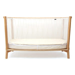 CHARLIE CRANE-Lit KIMI 120 Avec Matelas Coco Naturel + Surmatelas + Lacets Bois De Rose