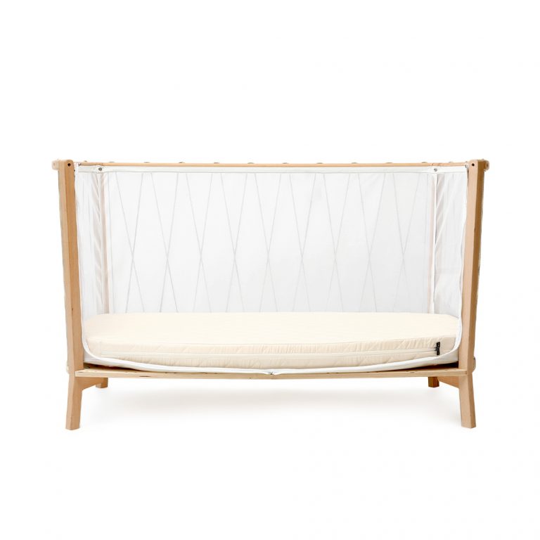 CHARLIE CRANE-Lit KIMI 120 Avec Matelas Coco Naturel + Surmatelas + Lacets Desert