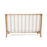 CHARLIE CRANE-Lit KIMI 120 Avec Matelas Coco Naturel + Surmatelas + Lacets Hazelnut