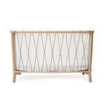 CHARLIE CRANE-Lit KIMI 120 Avec Matelas Coco Naturel + Surmatelas + Lacets Hazelnut