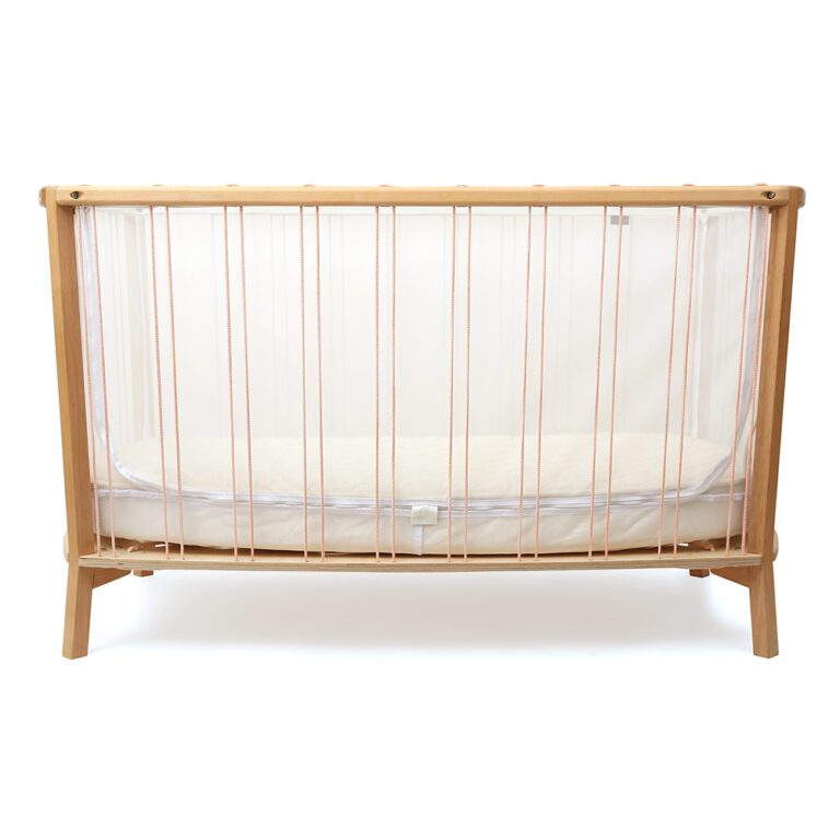 CHARLIE CRANE-Lit Kimi 120 Avec Matelas En Mousse + Surmatelas + Lacets Bois De Rose