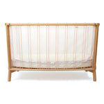 CHARLIE CRANE-Lit Kimi 120 Avec Matelas En Mousse + Surmatelas + Lacets Bois De Rose