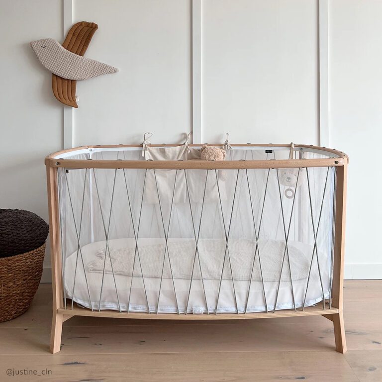 CHARLIE CRANE-Lit Kimi 120 Avec Matelas En Mousse + Surmatelas + Lacets Lichen