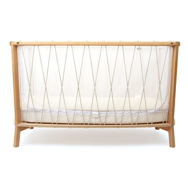 CHARLIE CRANE-Lit Kimi 120 Avec Matelas En Mousse + Surmatelas + Lacets Lichen