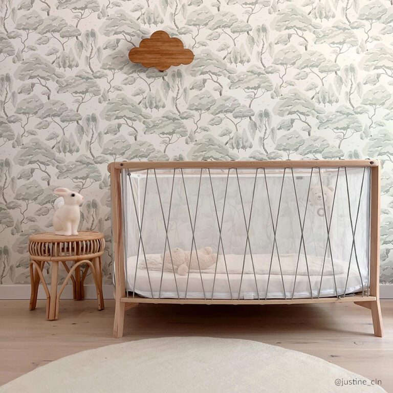 CHARLIE CRANE-Lit Kimi 120 Avec Matelas En Mousse + Surmatelas + Lacets Lichen