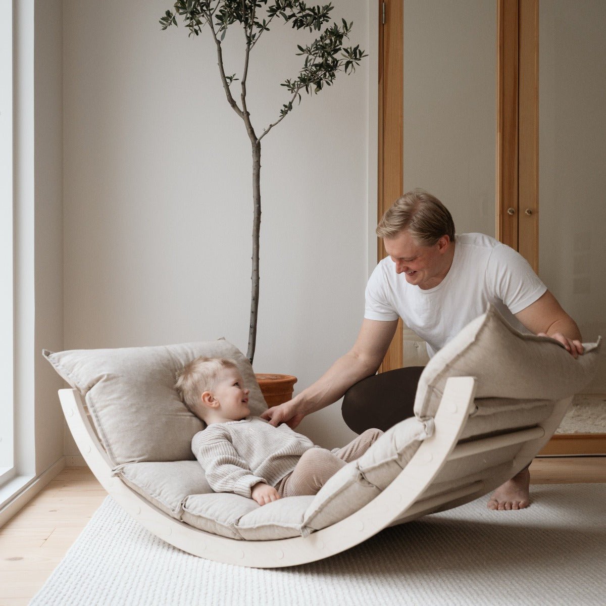 FITWOOD-Chaise Longue À Bascule LAAKSO