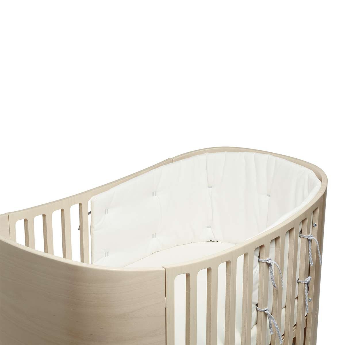 LEANDER-Lit Bébé-Junior Évolutif, Classic, Cérusé