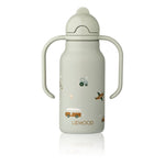 LIEWOOD-Gourde En Acier Inox Kimmie 250 Ml - Véhicules/Dove Blue Mix