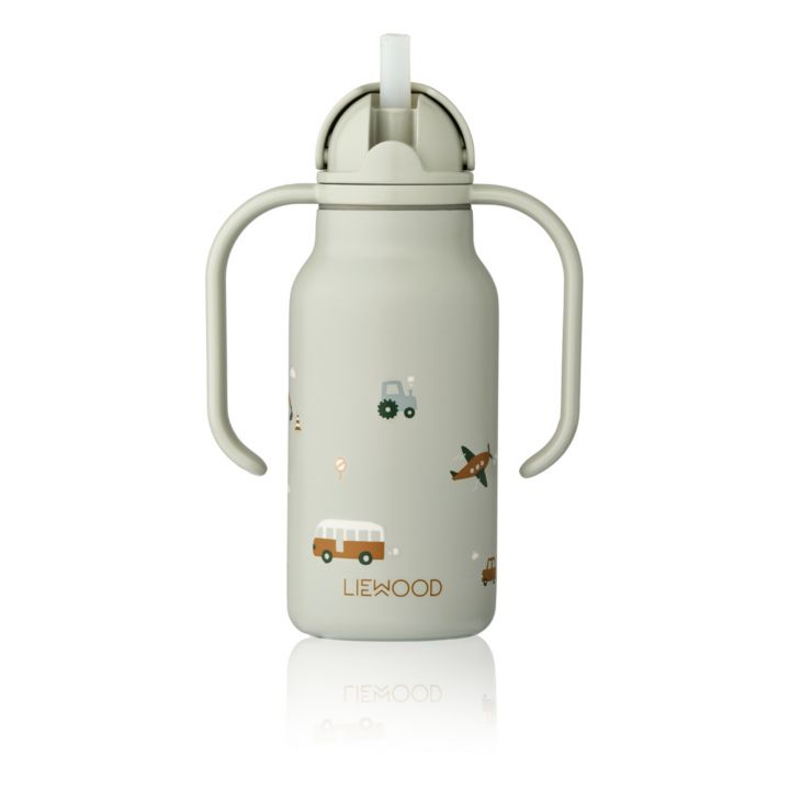LIEWOOD-Gourde En Acier Inox Kimmie 250 Ml - Véhicules/Dove Blue Mix