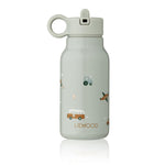 LIEWOOD-Gourde En Acier Inoxydable Falk 250 Ml - Véhicules/dove Blue Mix