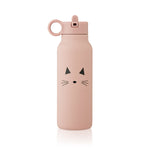 LIEWOOD-Gourde En Acier Inoxydable Falk 350 Ml - Cat Rose