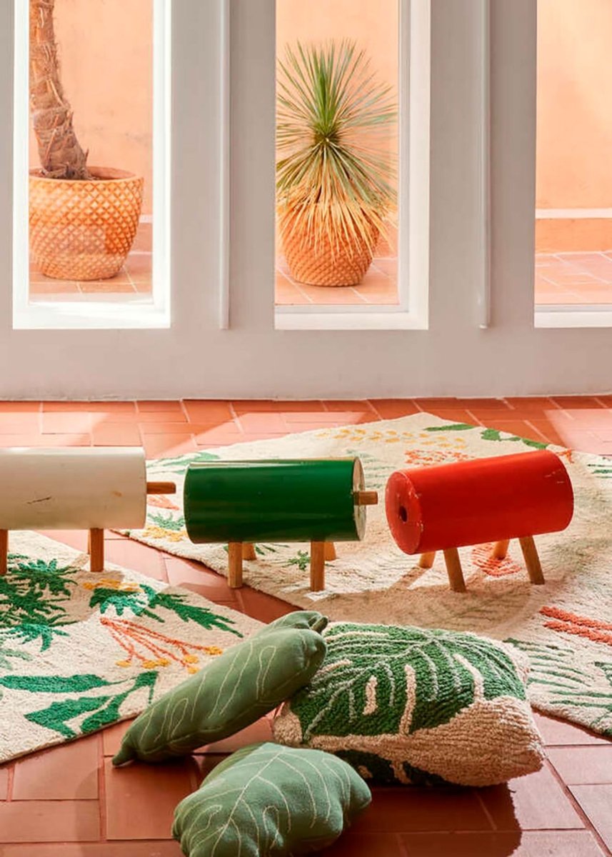 LORENA CANALS-Coussin Lavable Monstera