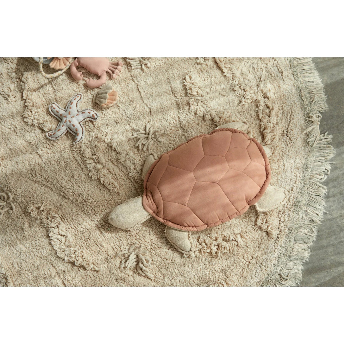 LORENA CANALS-Coussin Lavable - Tortue