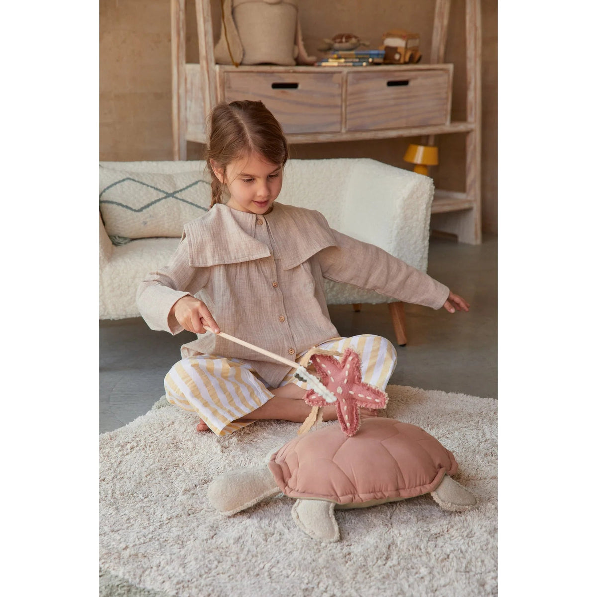 LORENA CANALS-Coussin Lavable - Tortue