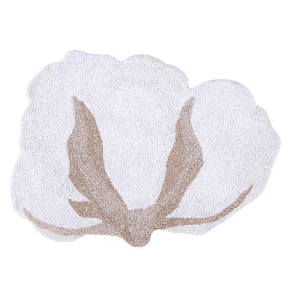 LORENA CANALS-Tapis Lavable Fleur De Coton 120 X 130 Cm