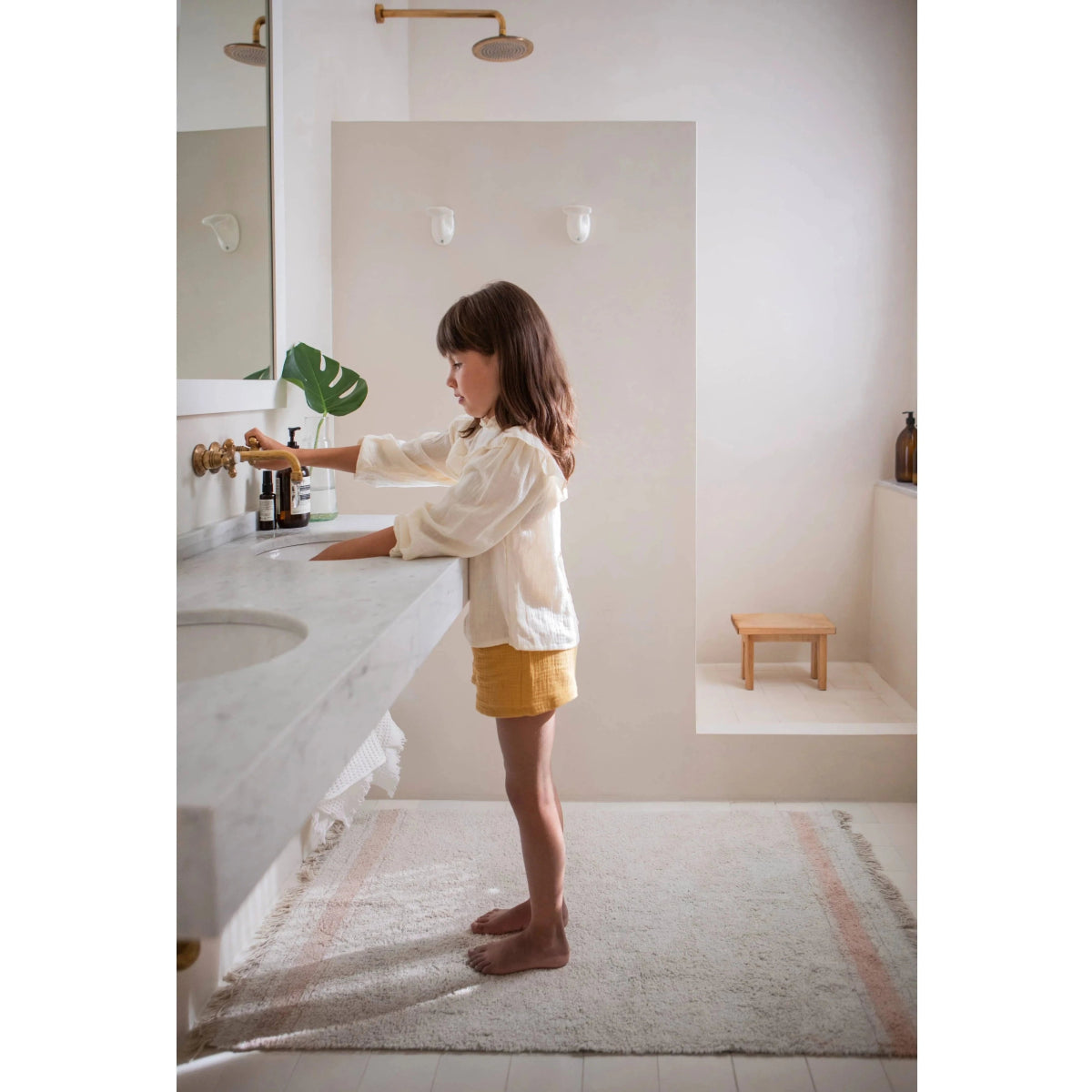 LORENA CANALS-Tapis Lavable Gastro Rose 140 X 200 cm