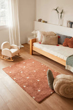 LORENA CANALS-Tapis Lavable Mini Dot Chestnut
