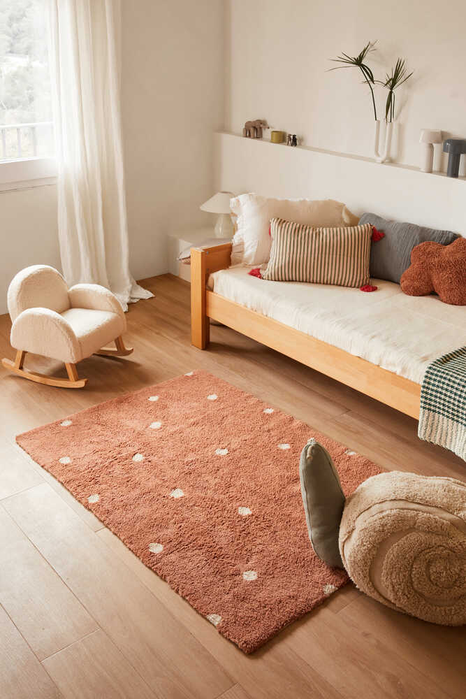 LORENA CANALS-Tapis Lavable Mini Dot Chestnut