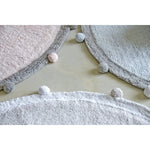 LORENA CANALS-Tapis Lavable Rug Bubbly Light Grey Ø120 Cm
