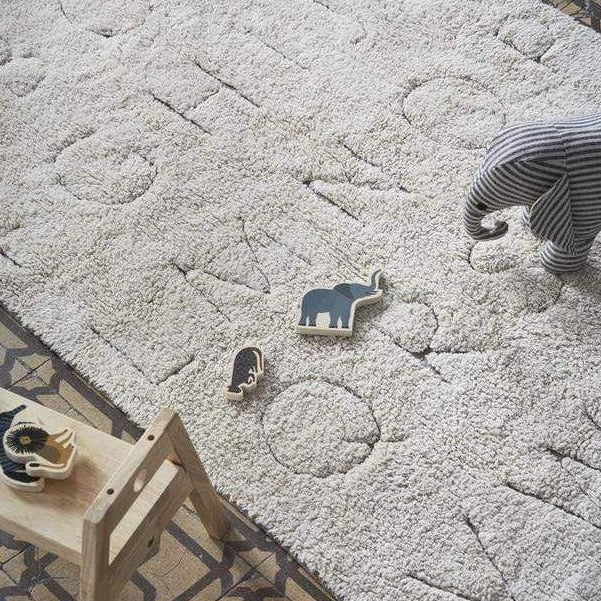 LORENA CANALS-Tapis Lavable Rugcycled Abc 140 X 200 cm