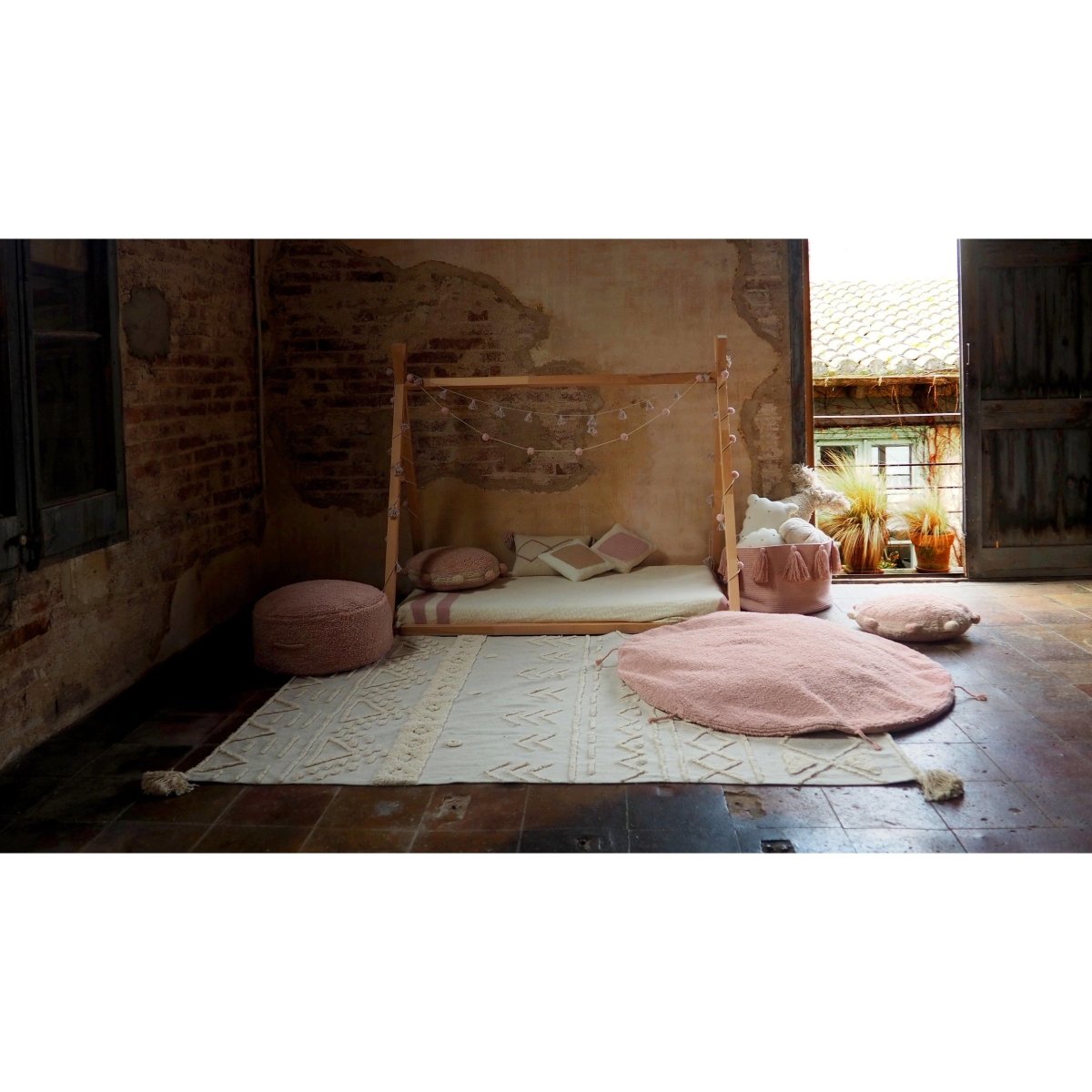 LORENA CANALS-Tapis Lavable Tribu Natural 140 X 200 cm