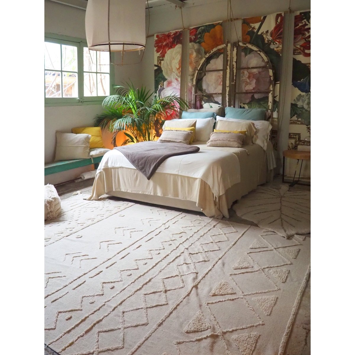 LORENA CANALS-Tapis Lavable Tribu Natural 170 X 240 cm