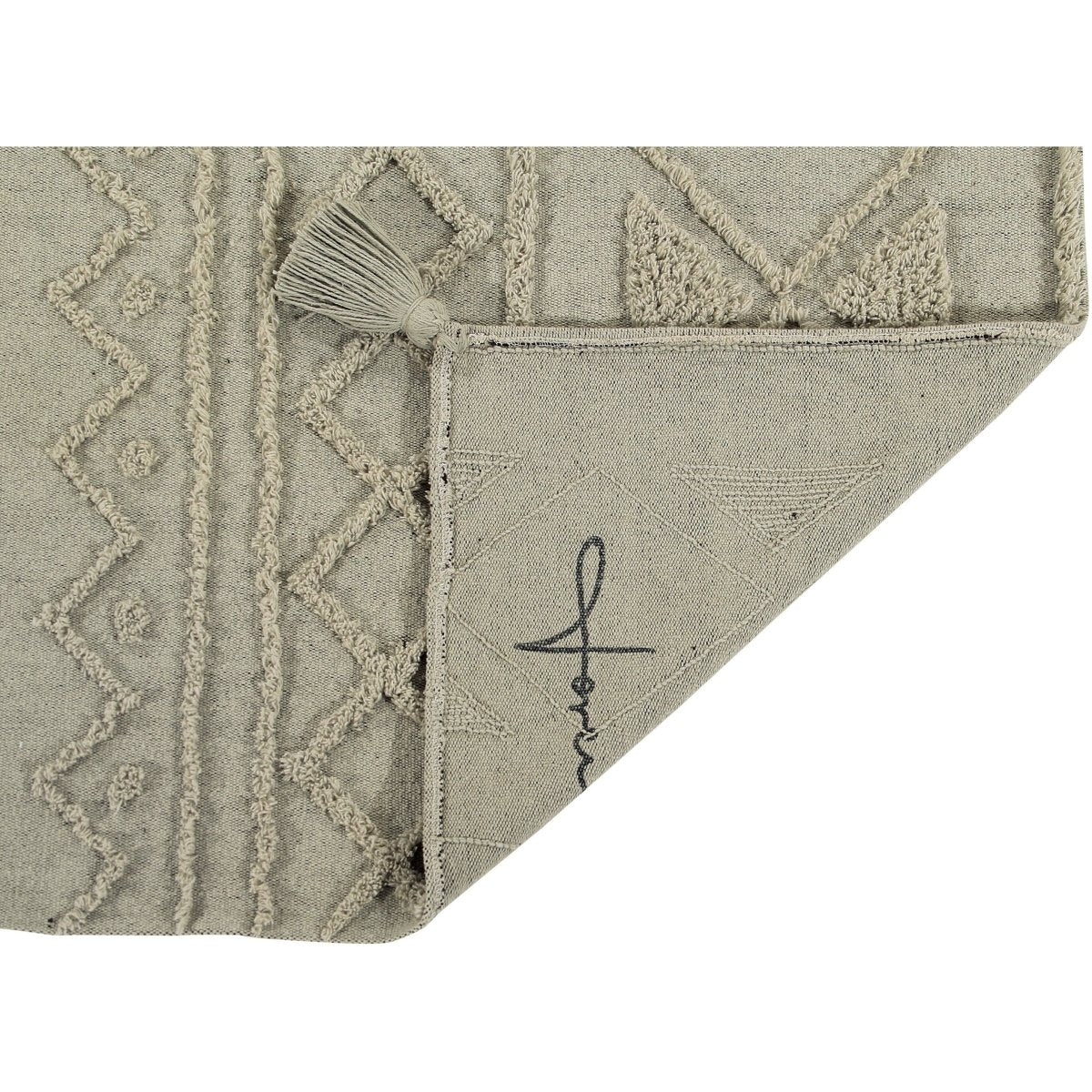 LORENA CANALS-Tapis Lavable Tribu Olive 140 X 200 cm