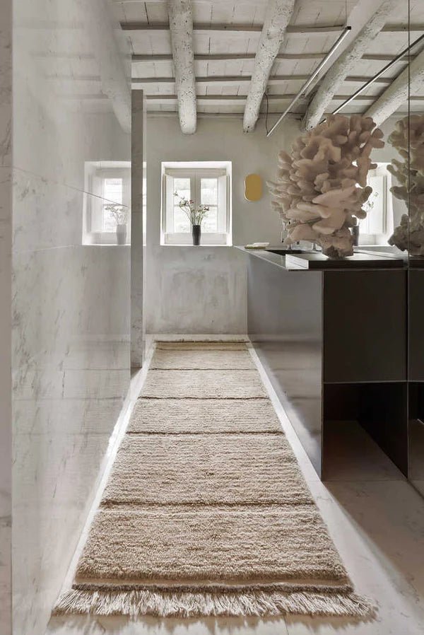 LORENA CANALS-Tapis Woolable Steppe - Sheep Beige 80 X 230 cm