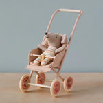 MAILEG-Poussette Pour Souris Bébé, Micro - Poudre