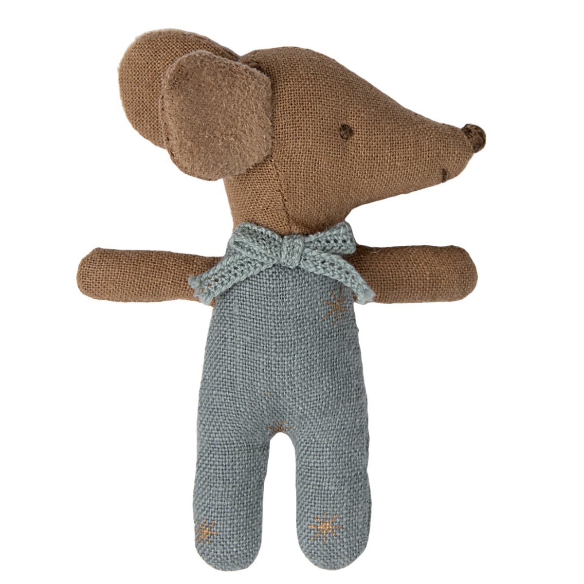MAILEG-Souris Bébé "Sleepy Wakey" Dans Sa Boîte - Bleu